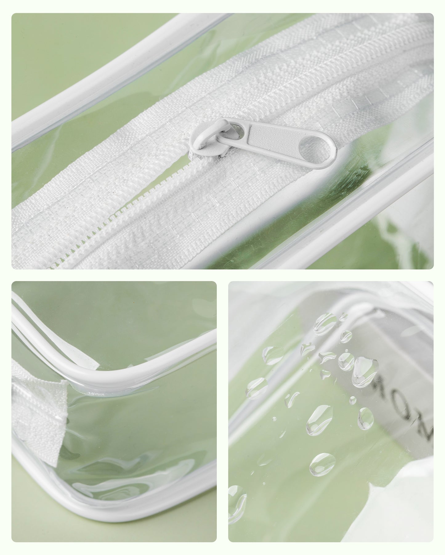 Mrsdry Travel Containers for Toiletries 4 Pack, TSA Approved Travel Size Toiletries, Portable Size Containers, With Clear Bag Leak Proof Silicone Jars, Essentials Creams Jars Carrying Small Items