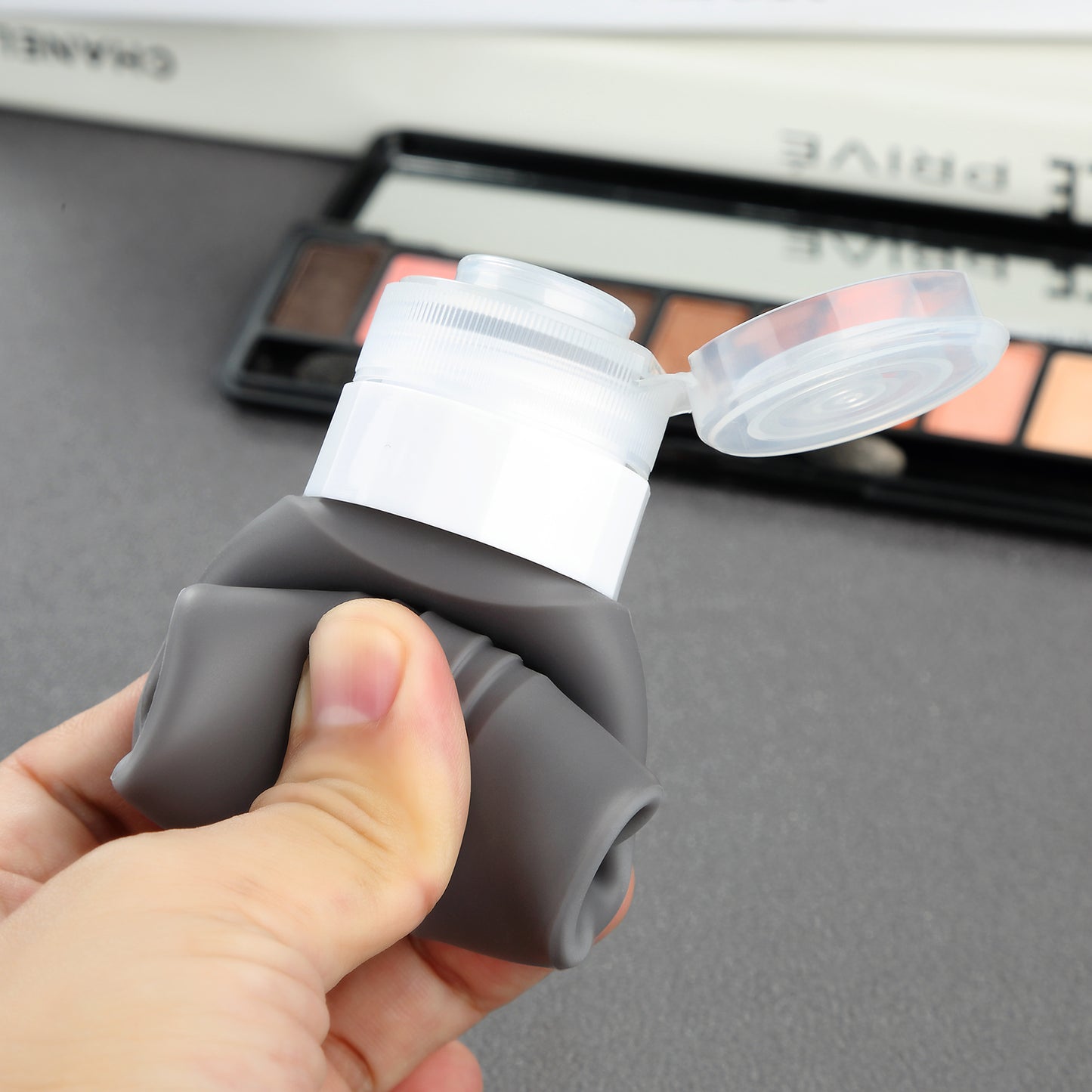 Mrsdry Travel Bottles for Toiletries, Tsa Approved 3oz Travel Size Containers BPA Free Leak Proof Refillable Liquid Silicone Squeezable Travel Accessories for Shampoo Conditioner Lotion (4 Pack)