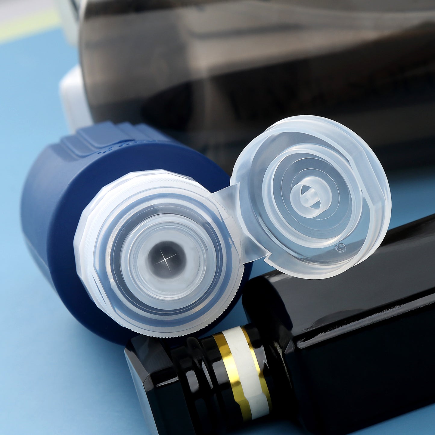 Mrsdry Travel Bottles for Toiletries, Large 6oz Oversize Containers, BPA Free Leak Proof Tubs Refillable Liquid Travel Accessories with Toiletry Bag for Cometic Shampoo and Lotion Soap (4 Pack)