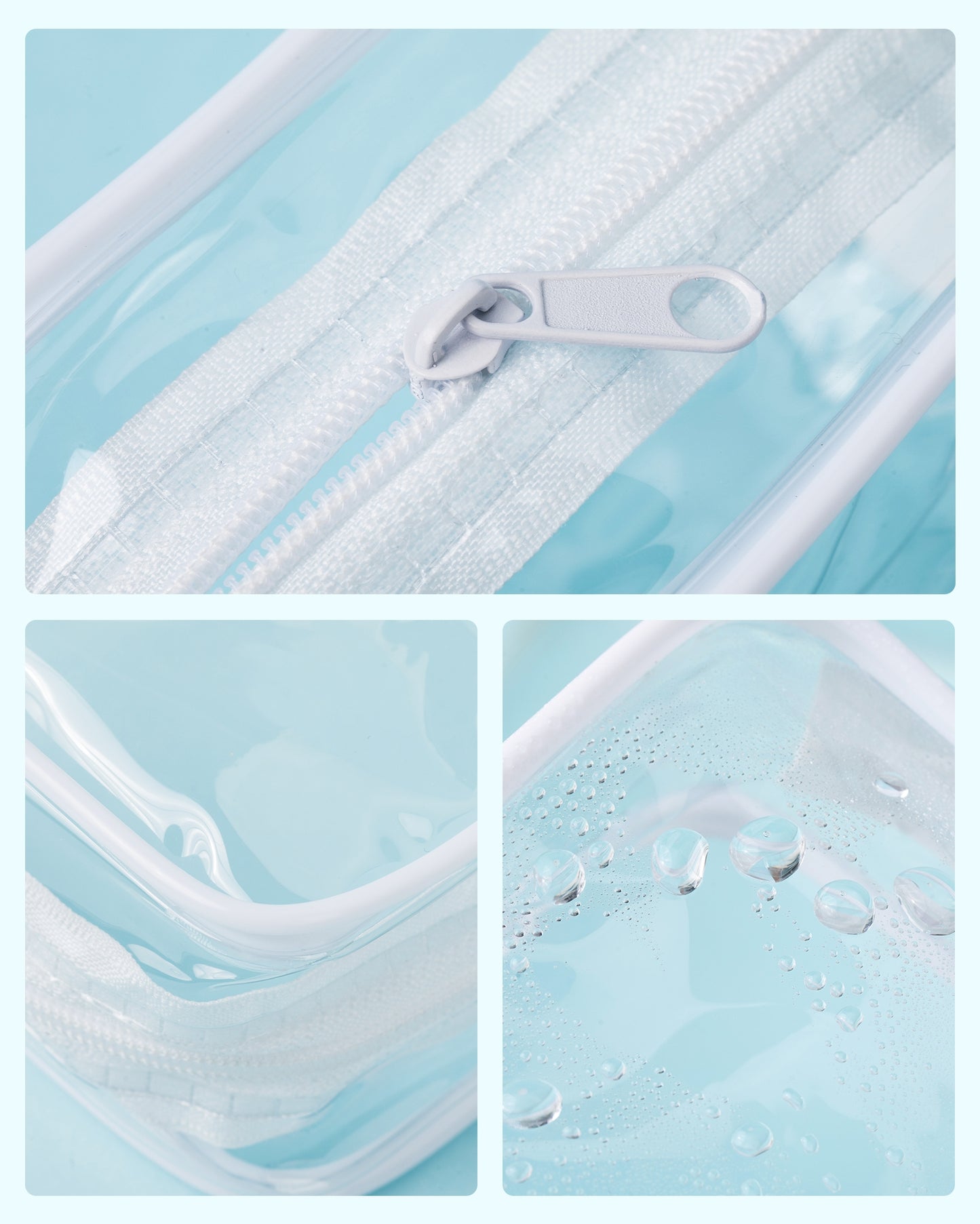 Mrsdry Travel Containers for Toiletries 4 Pack, TSA Approved Travel Size Toiletries, Travel Size Containers, With Clear Bag Leak Proof Silicone Jars, Travel Essentials Creams Jars Carrying Small Item