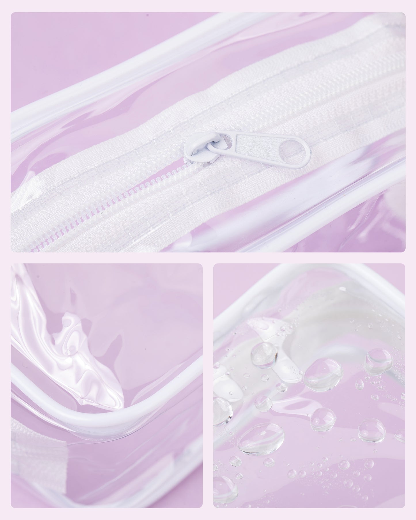 Mrsdry Travel Containers for Toiletries 4 Pack, TSA Approved Travel Size Toiletries, Travel Size Containers, With Clear Bag Leak Proof Silicone Jars, Travel Essentials Creams Jars Carrying Small Item