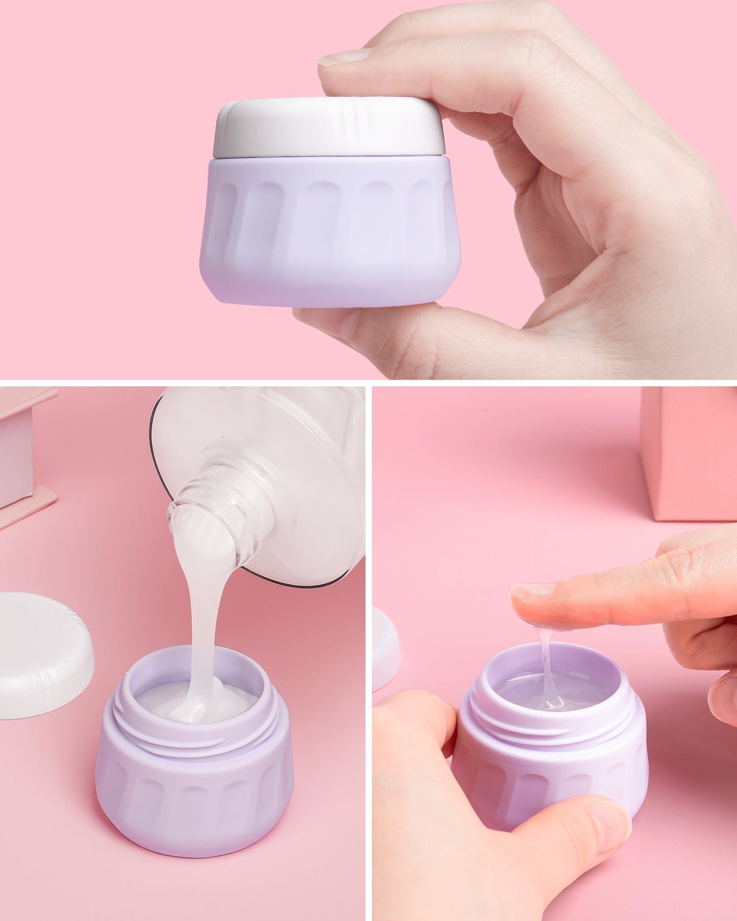 Mrsdry Travel Bottles for Toiletries 8 Pack, Travel Size Toiletries, Tsa Approved Travel Size Containers 3oz, with Travel Essentials Clear Bag, Leak Proof Silicone Squeezable Creams Jars