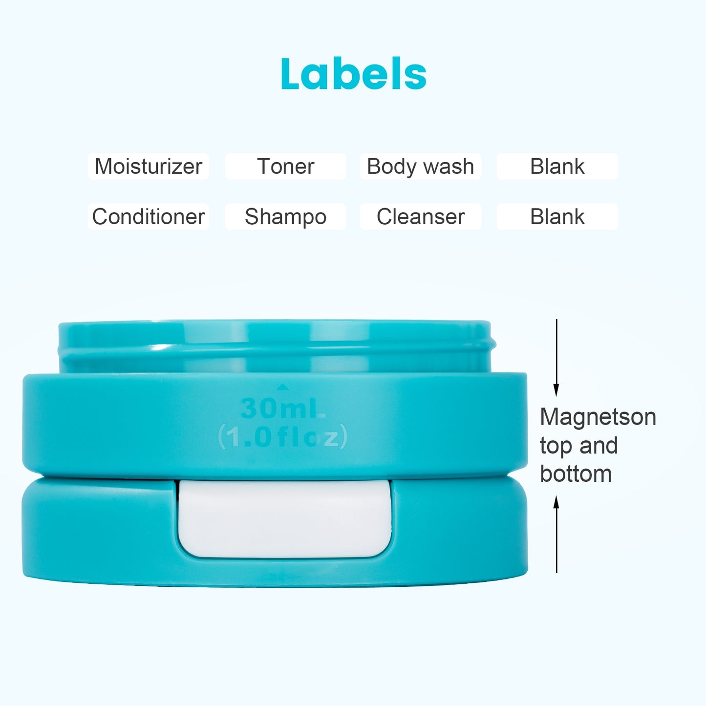 Mrsdry Travel Containers for Toiletries, Silicone Cream Jars TSA Approved Travel Size Containers with Clear Bag, Leak-proof Travel Accessories with Lid for Cosmetic Face Body Hand Cream (4 Pack)