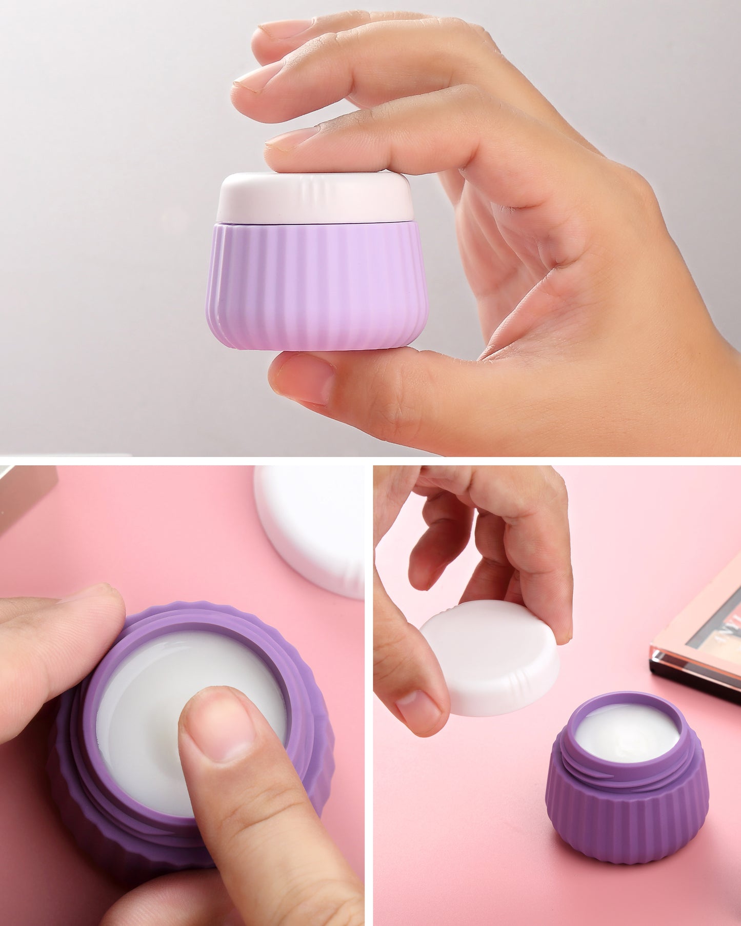 Mrsdry Travel Bottles - 8 Pack, TSA Approved 3 oz Travel Containers for Toiletries, Clear Bag, Leak Proof Silicone Squeezable Essentials Jars