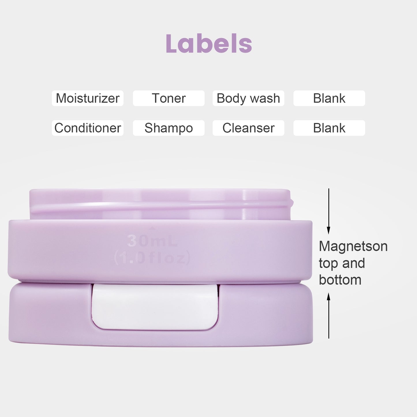 Mrsdry Travel Containers for Toiletries, Silicone Cream Jars TSA Approved Travel Size Containers with Clear Bag, Leak-proof Travel Accessories with Lid for Cosmetic Face Body Hand Cream (4 Pack)