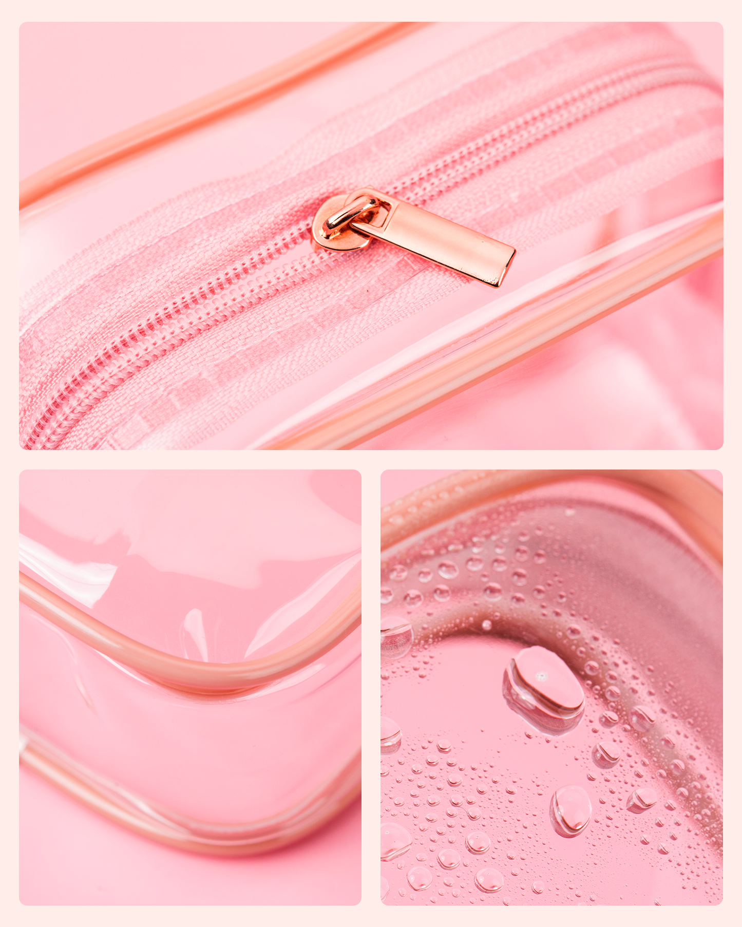 Mrsdry Travel Containers for Toiletries 4 Pack, TSA Approved Travel Size Toiletries, Travel Size Containers, With Clear Bag Leak Proof Silicone Jars, Travel Essentials Creams Jars Carrying Small Item