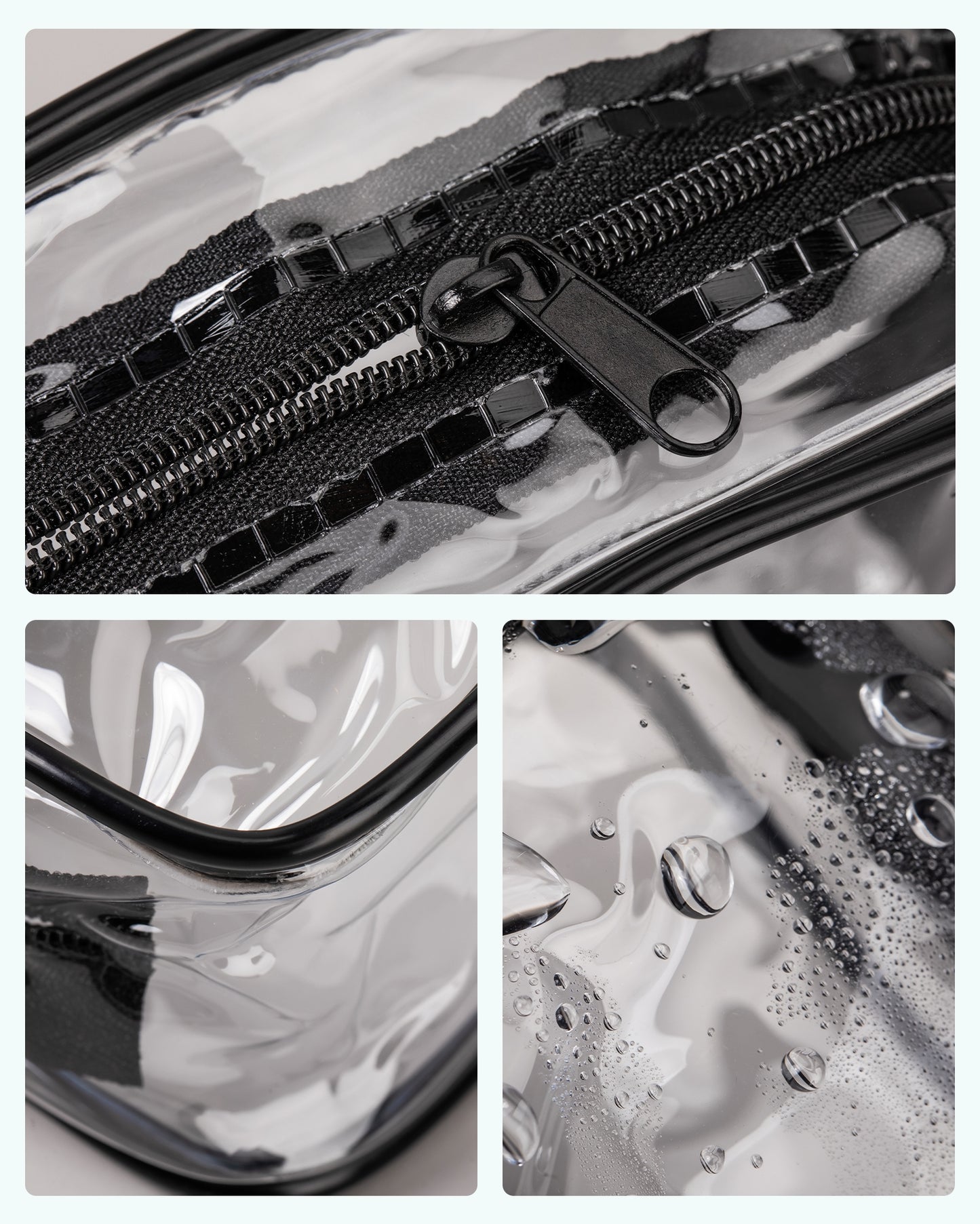 Mrsdry Travel Containers for Toiletries 4 Pack, TSA Approved Travel Size Toiletries, Travel Size Containers, With Clear Bag Leak Proof Silicone Jars, Travel Essentials Creams Jars Carrying Small Item