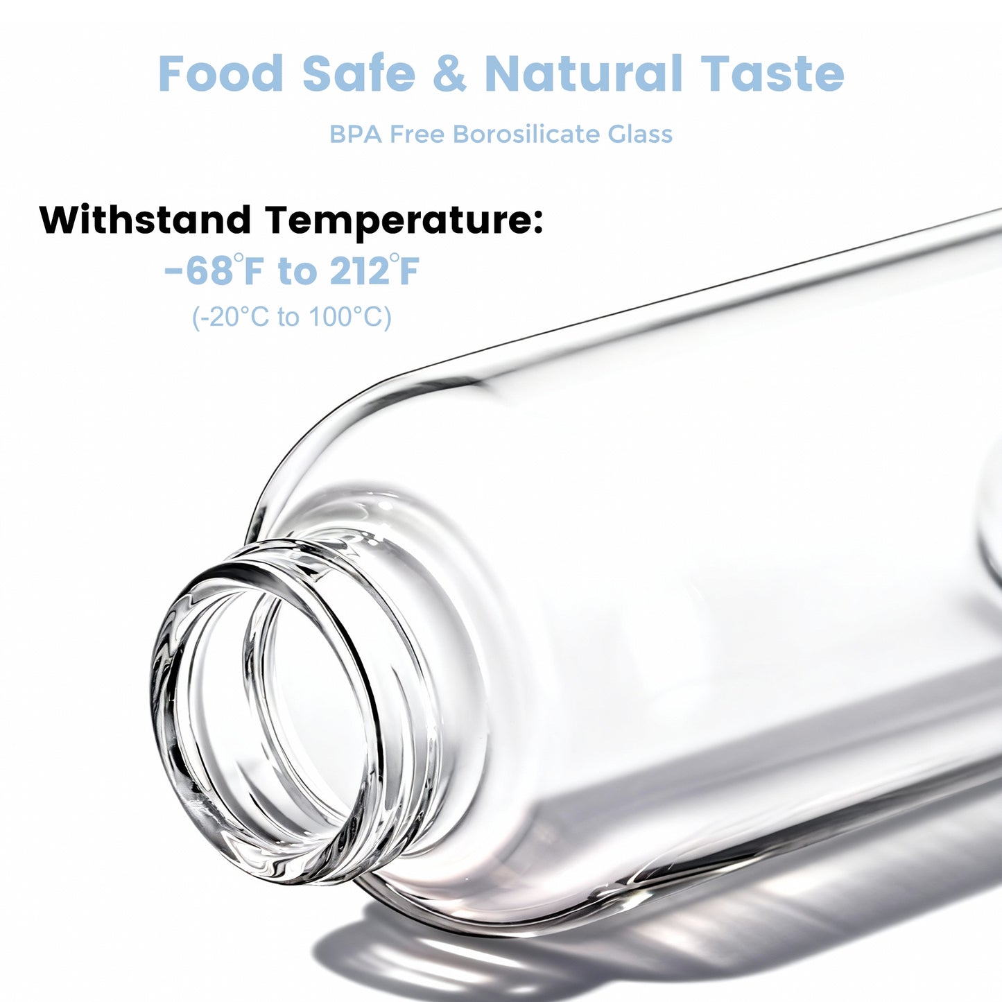 Glass Juice Bottles with Lids and Silicone Sleeves 18 oz, 4-Pack Reusable Clear Glass Water Bottles with Stainless Steel Airtight Cap for Juicing, Refrigerator, BPA Free Leak-Proof Drinking Jar