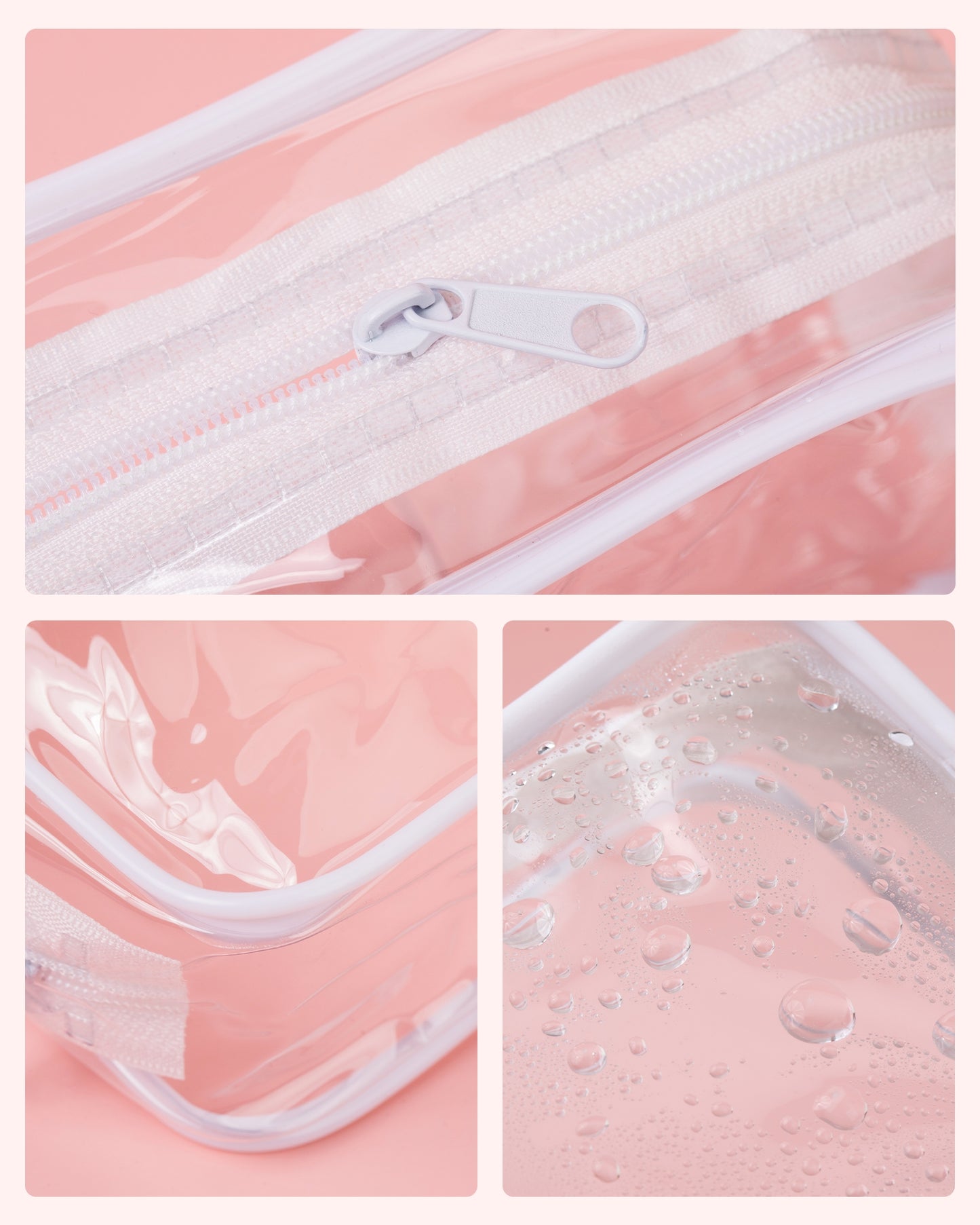 Mrsdry Travel Containers for Toiletries 4 Pack, TSA Approved Travel Size Toiletries, Portable Size Containers, With Clear Bag Leak Proof Silicone Jars, Essentials Creams Jars Carrying Small Items