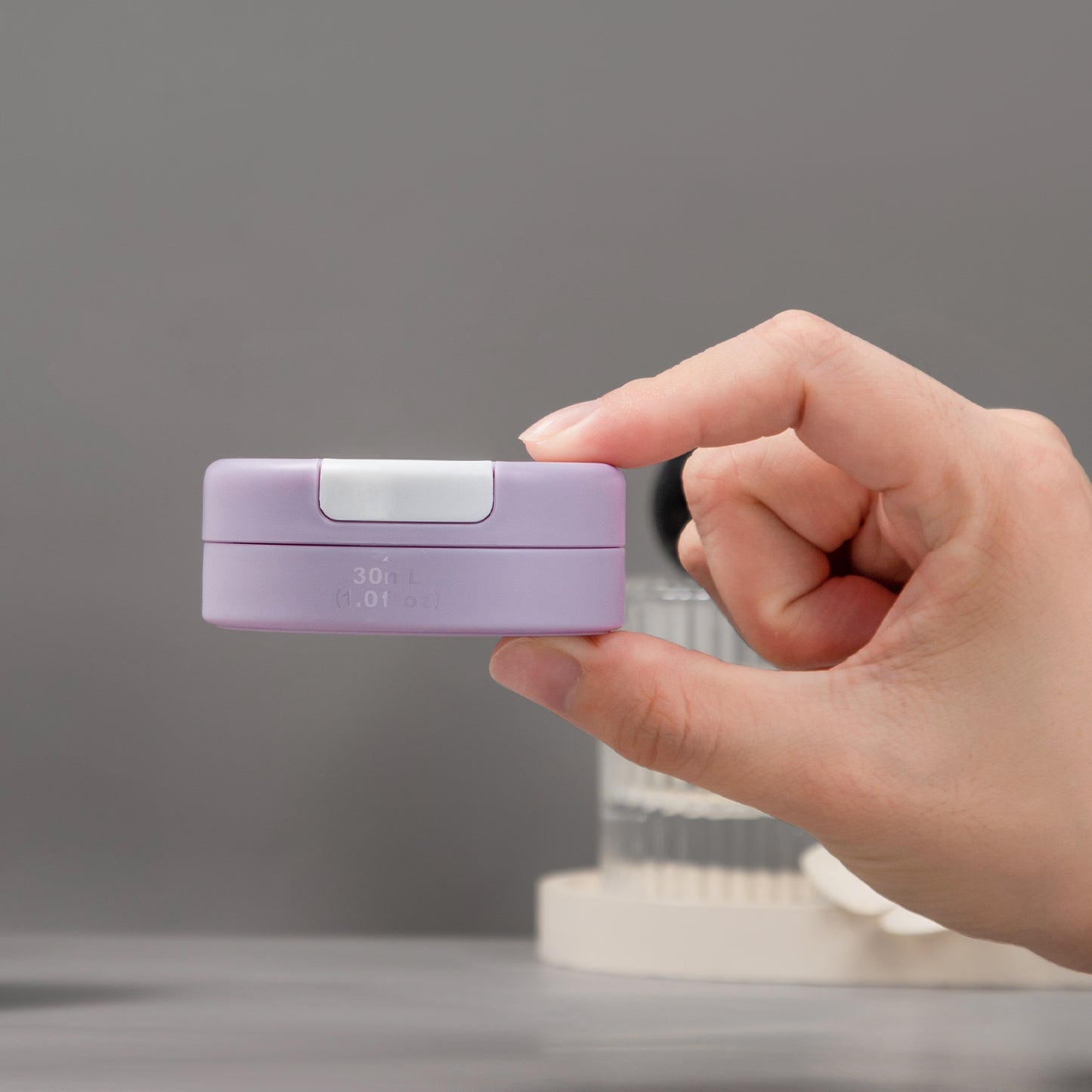 Mrsdry Travel Containers for Toiletries, Silicone Cream Jars TSA Approved Travel Size Containers with Clear Bag, Leak-proof Travel Accessories with Lid for Cosmetic Face Body Hand Cream (4 Pack)