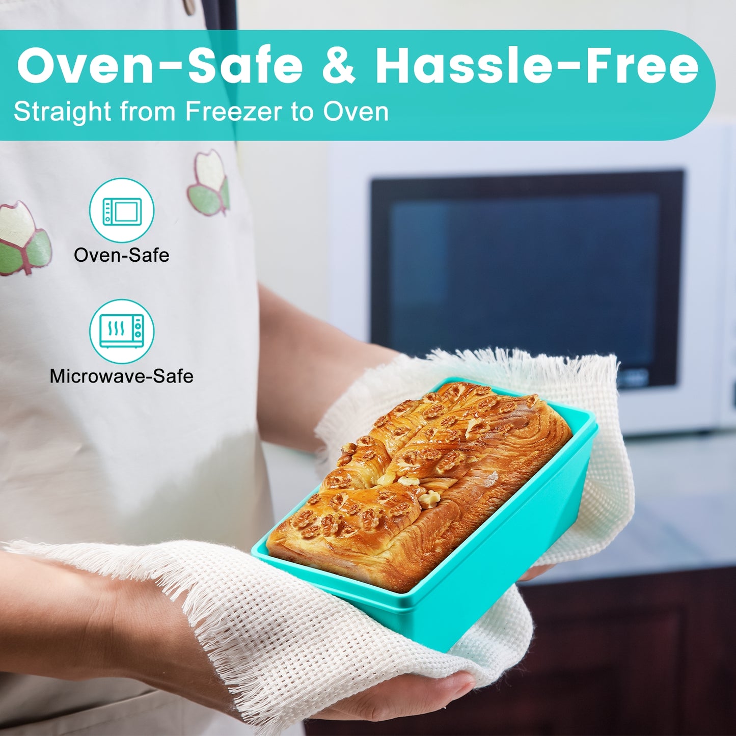 Mrsdry BPA-Free Silicone Freezer Molds with Retractable Base, Stackable Modular Organized, 2-Cup Portion Control Soup Cubes Freezer Tray with Lids for Meal Prep, Broth, Stews, Leftovers