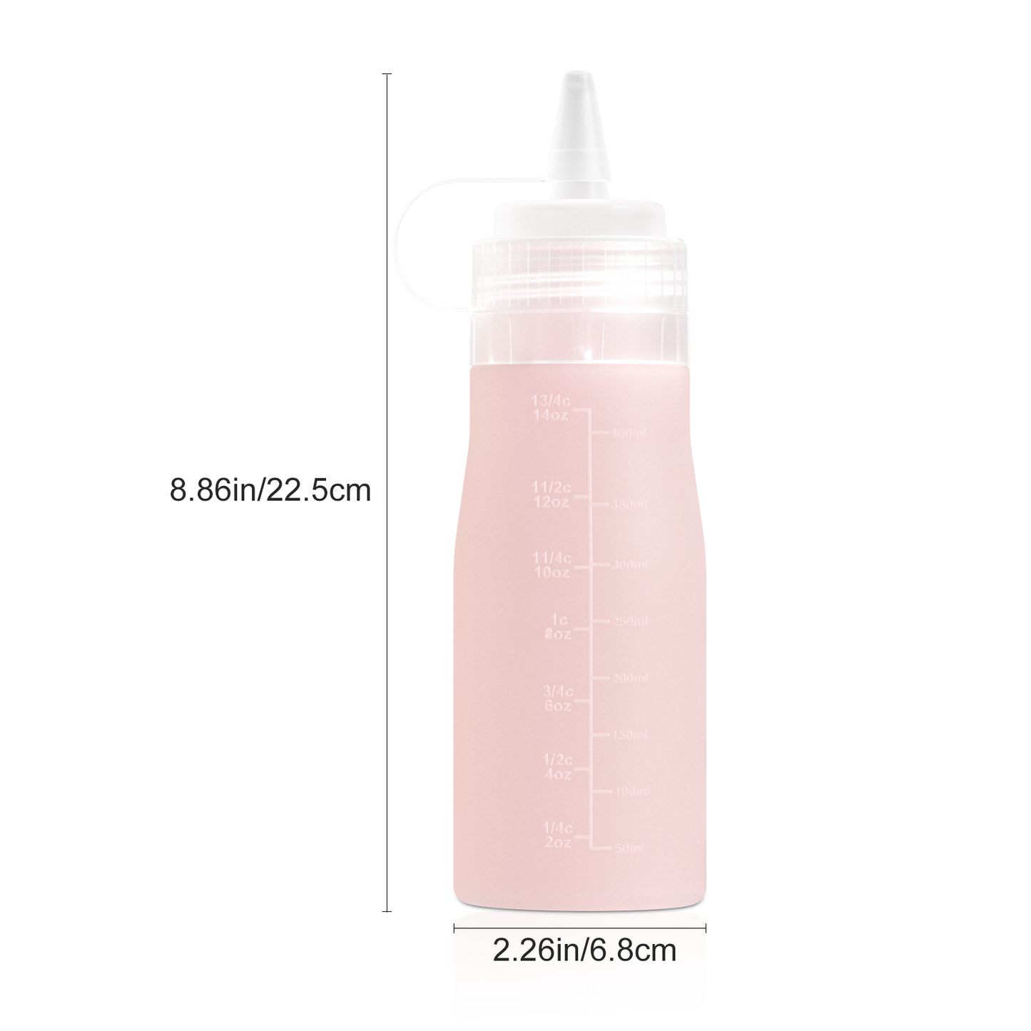 Mrsdry Condiment Squeeze Bottles, 16 oz Silicone Squeeze Bottles For Sauces, Leak Proof Condiment Containers with Extra Interchangeable lid, Easy Squeeze for Oil, Honey & Dressings, BPA FREE (4 Pack)