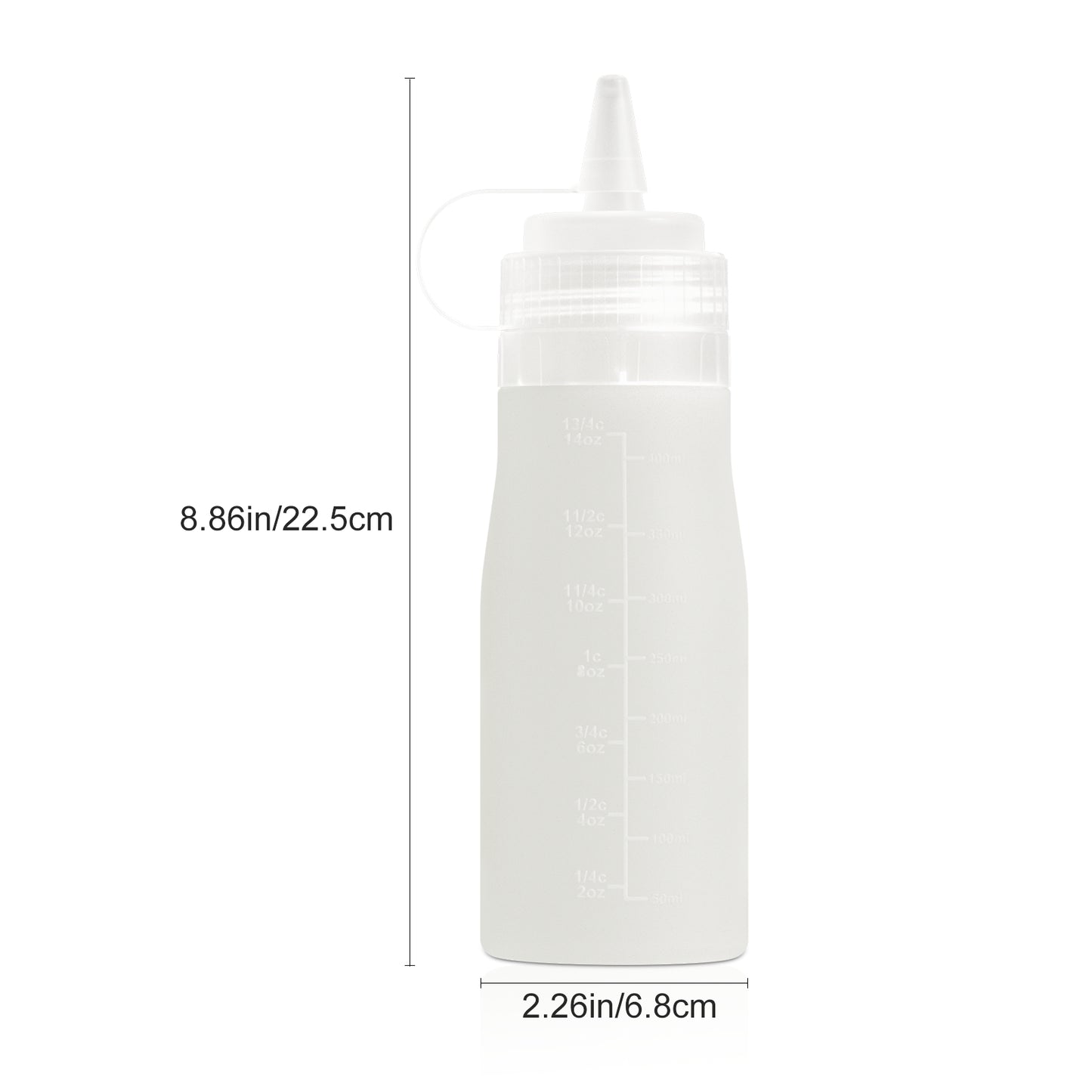 Mrsdry Condiment Squeeze Bottles, 16 oz Silicone Squeeze Bottles For Sauces, Leak Proof Condiment Containers with Extra Interchangeable lid, Easy Squeeze for Oil, Honey & Dressings, BPA FREE (4 Pack)