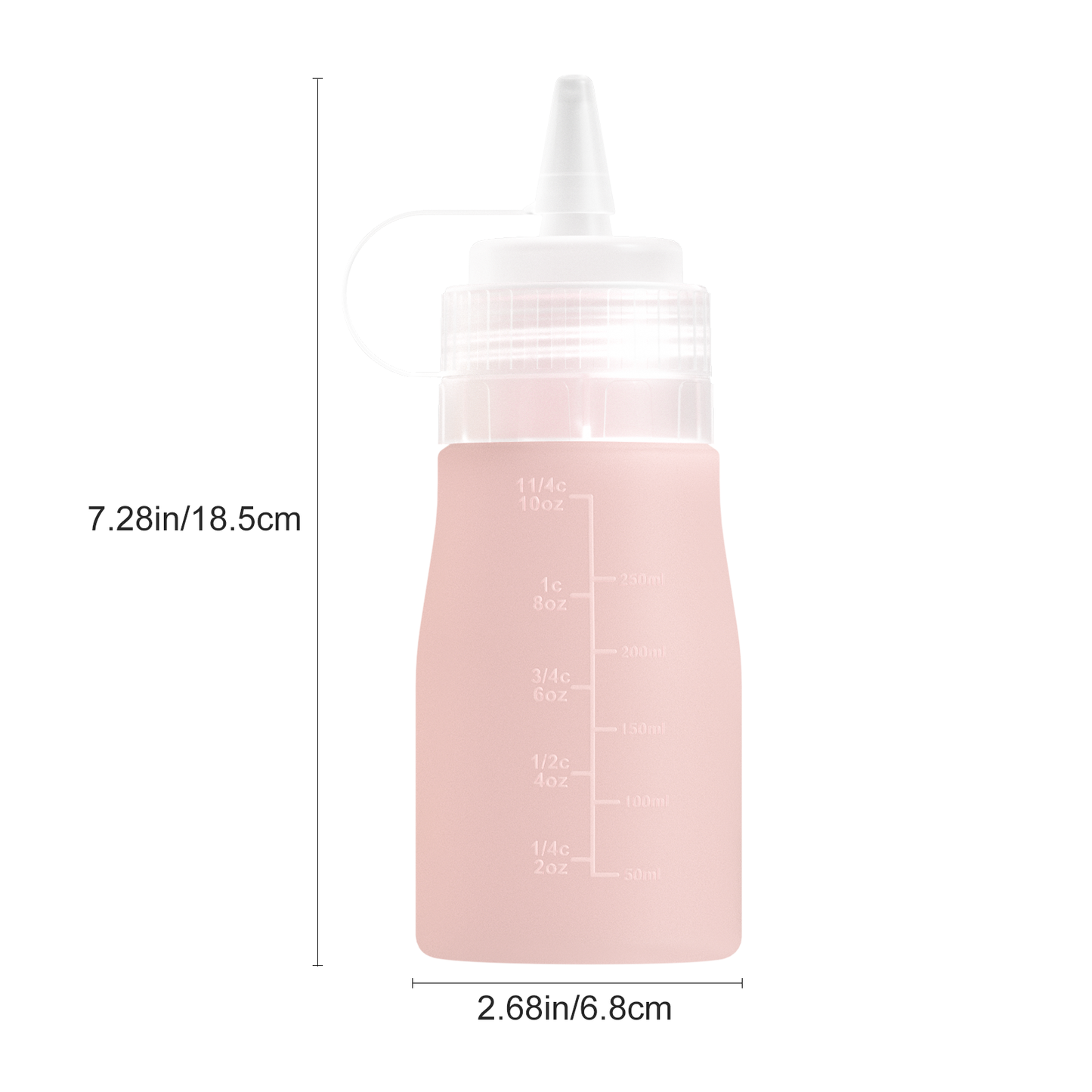 Mrsdry Condiment Squeeze Bottles, 12 oz Silicone Squeeze Bottles For Sauces, Leak Proof Condiment Container with Extra Interchangeable lid, Easy Squeeze for Oil, Honey & Dressings, BPA FREE (4 Pack)