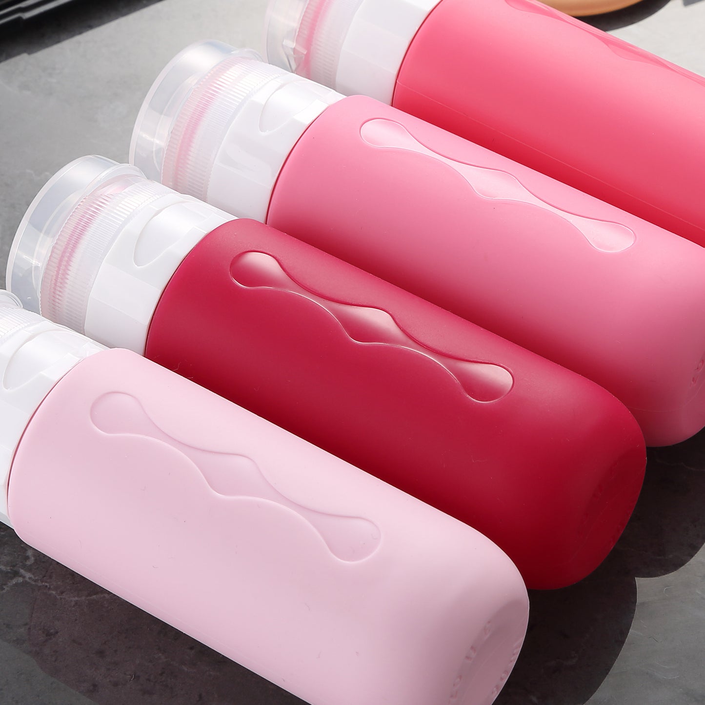 Mrsdry Travel Bottles for Toiletries, Tsa Approved, Travel Size Containers, BPA Free Leak Proof Tubs Refillable Liquid Accessories for Cometic Shampoo and Lotion Soap