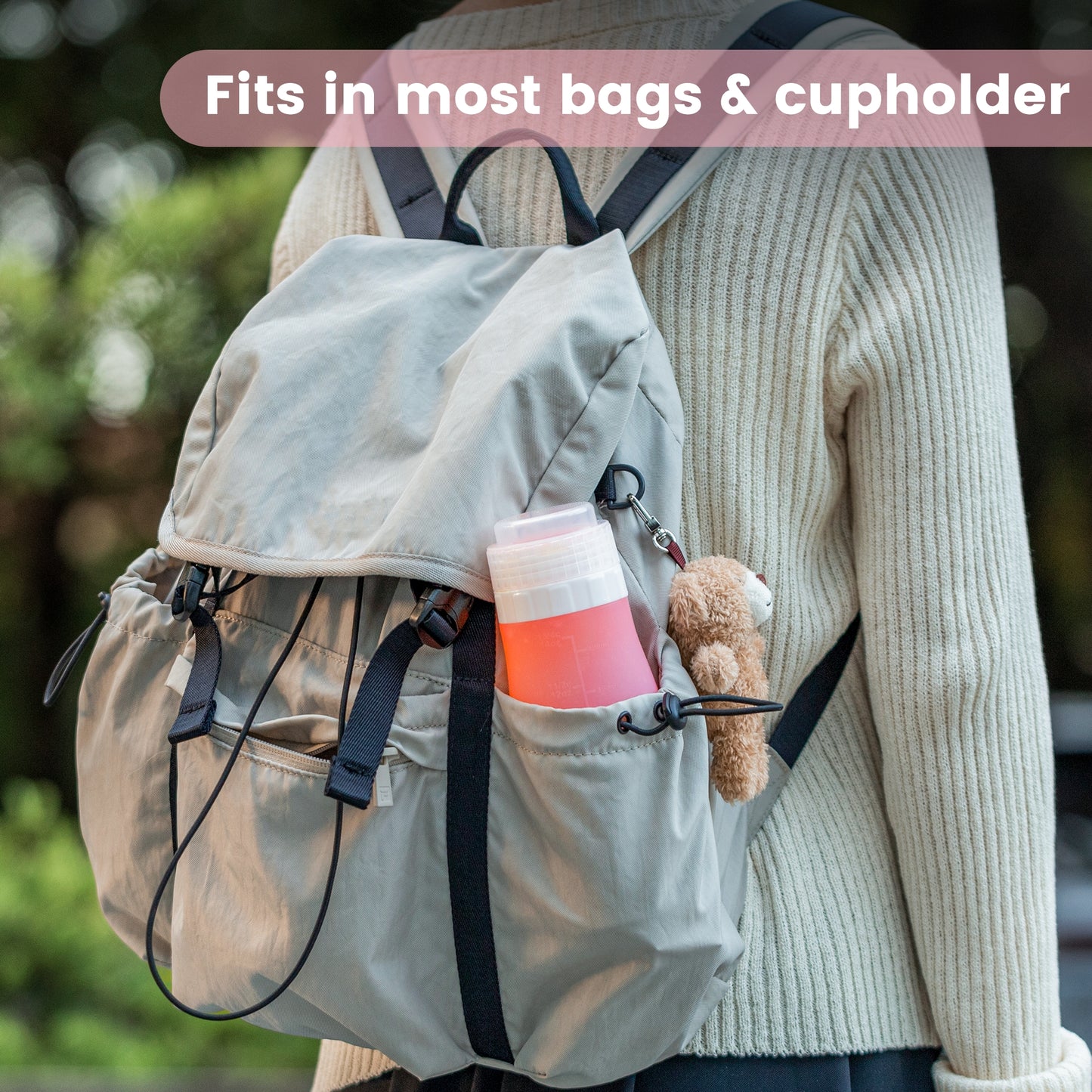 16 oz Silicone Juice Bottles with Caps, 2-Pack Reusable Juice Containers With Airtight Lids for Fridge, Shatterproof, Leak-Proof, Lightweight Slim Water Bottle for Juicing - Dishwasher Safe
