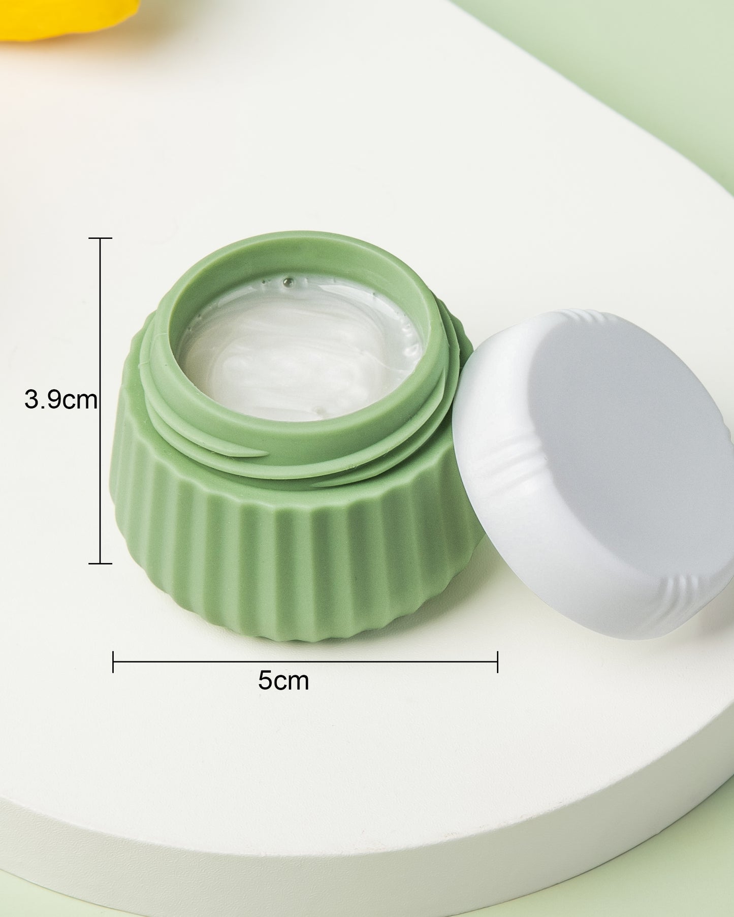 Mrsdry Travel Containers for Toiletries 4 Pack, TSA Approved Travel Size Toiletries, Portable Size Containers, With Clear Bag Leak Proof Silicone Jars, Essentials Creams Jars Carrying Small Items