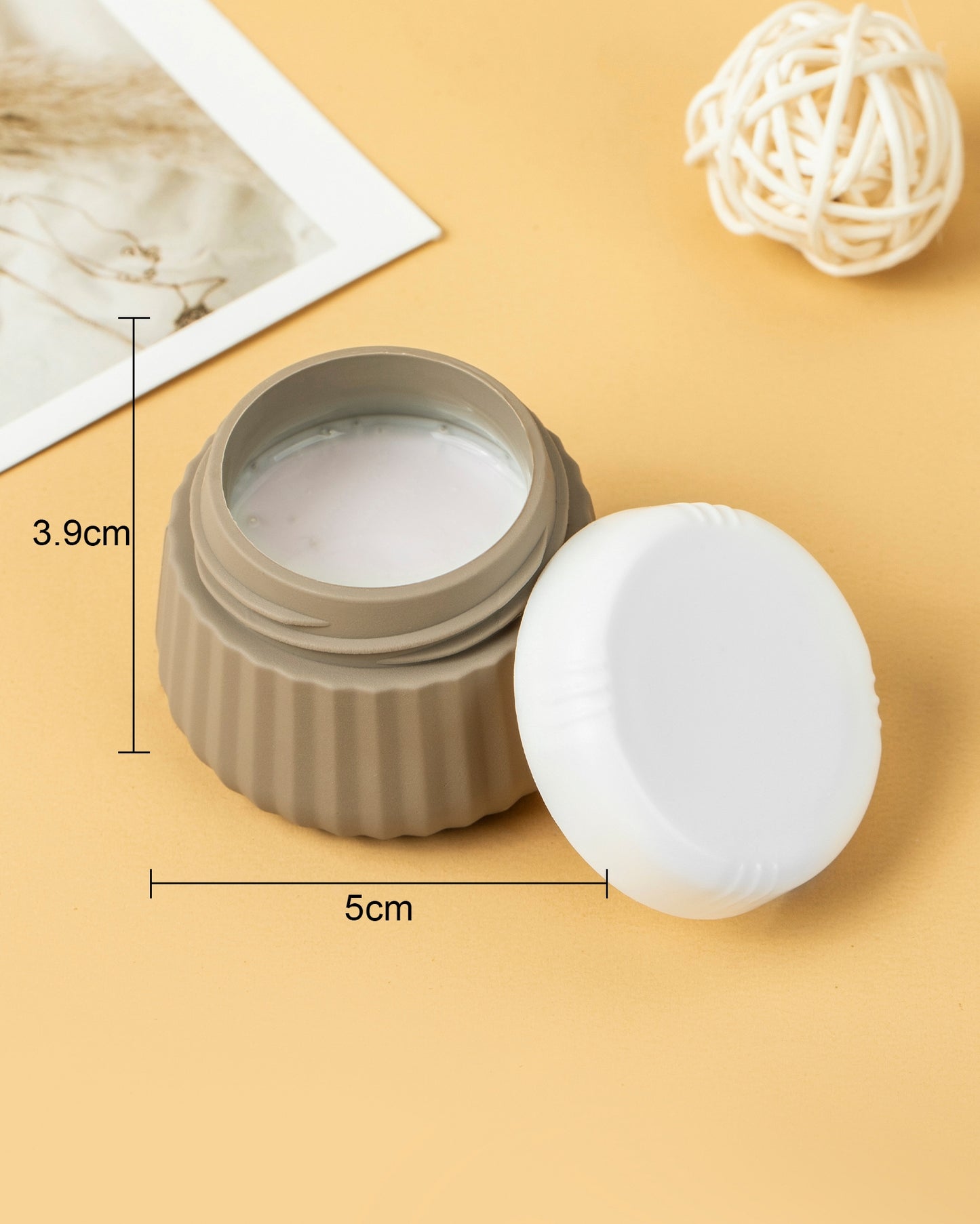 Mrsdry Travel Containers for Toiletries 4 Pack, TSA Approved Travel Size Toiletries, Portable Size Containers, With Clear Bag Leak Proof Silicone Jars, Essentials Creams Jars Carrying Small Items