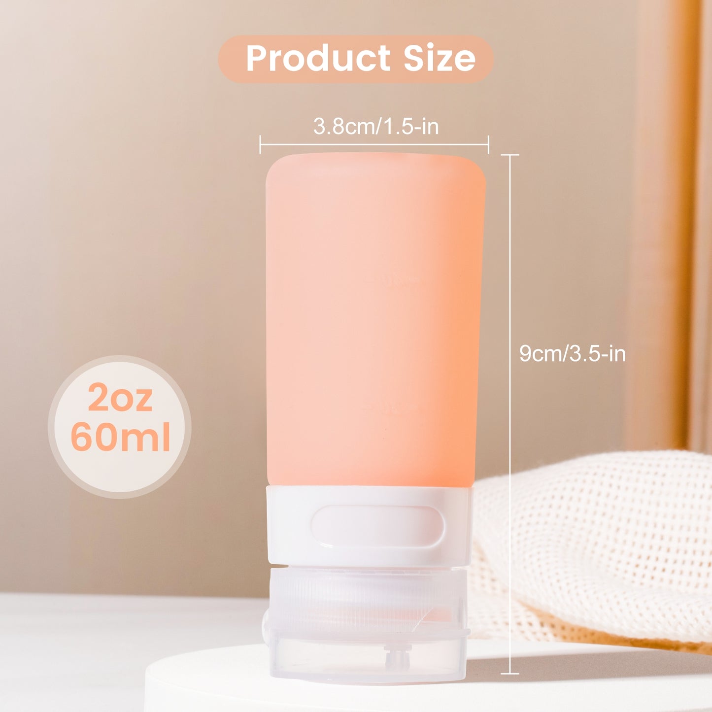 Mrsdry Small Condiment Squeeze Bottles, 2-oz Leakproof Silicone Salad Dressing Container to Go, Sauces Bottle for Bento Lunch Box, 4-pack, Candies
